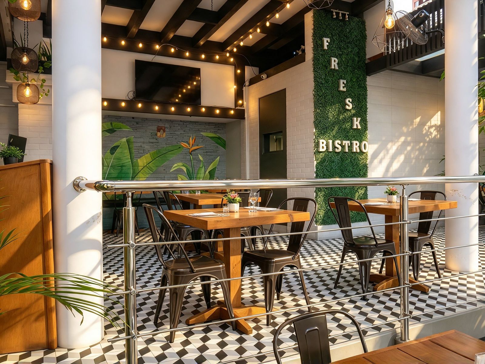 La terrasse du Fresko Bistro